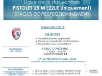 STAGE PISTOLET 25M
