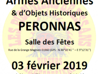 34eme BOURSE Armes Anciennes & d’Objets Historiques PERONNAS