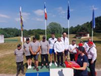 L’équipe de la Société Oyonnaxienne de Tir Championne de France